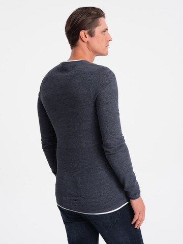 Ombre Pullover 'OM-SWSW-0103' in Blau