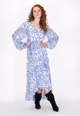 DreiMaster Vintage Jurk 'Fashion Look' in Blauw: voorkant