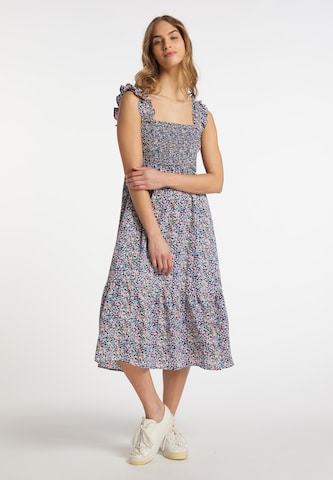 MYMO Summer dress in Blue: front