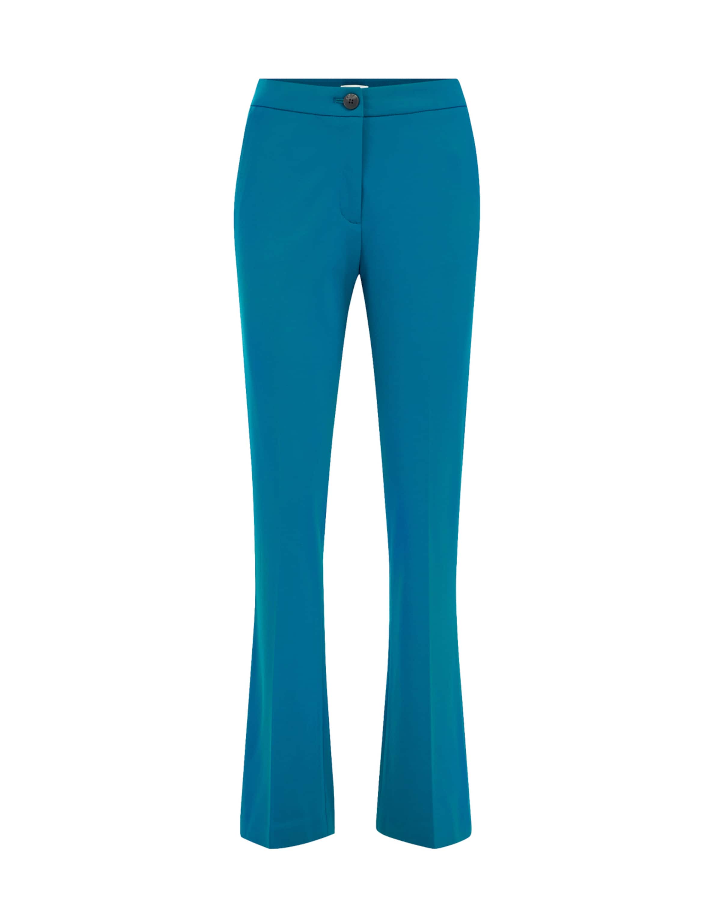 WE Fashion Na zvonec Hlače na rob | modra barva: sprednja stran