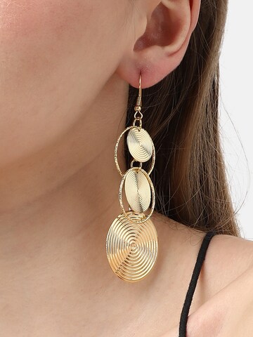 SOHI Ohrringe ' Lamia ' in Gold: Vorderseite