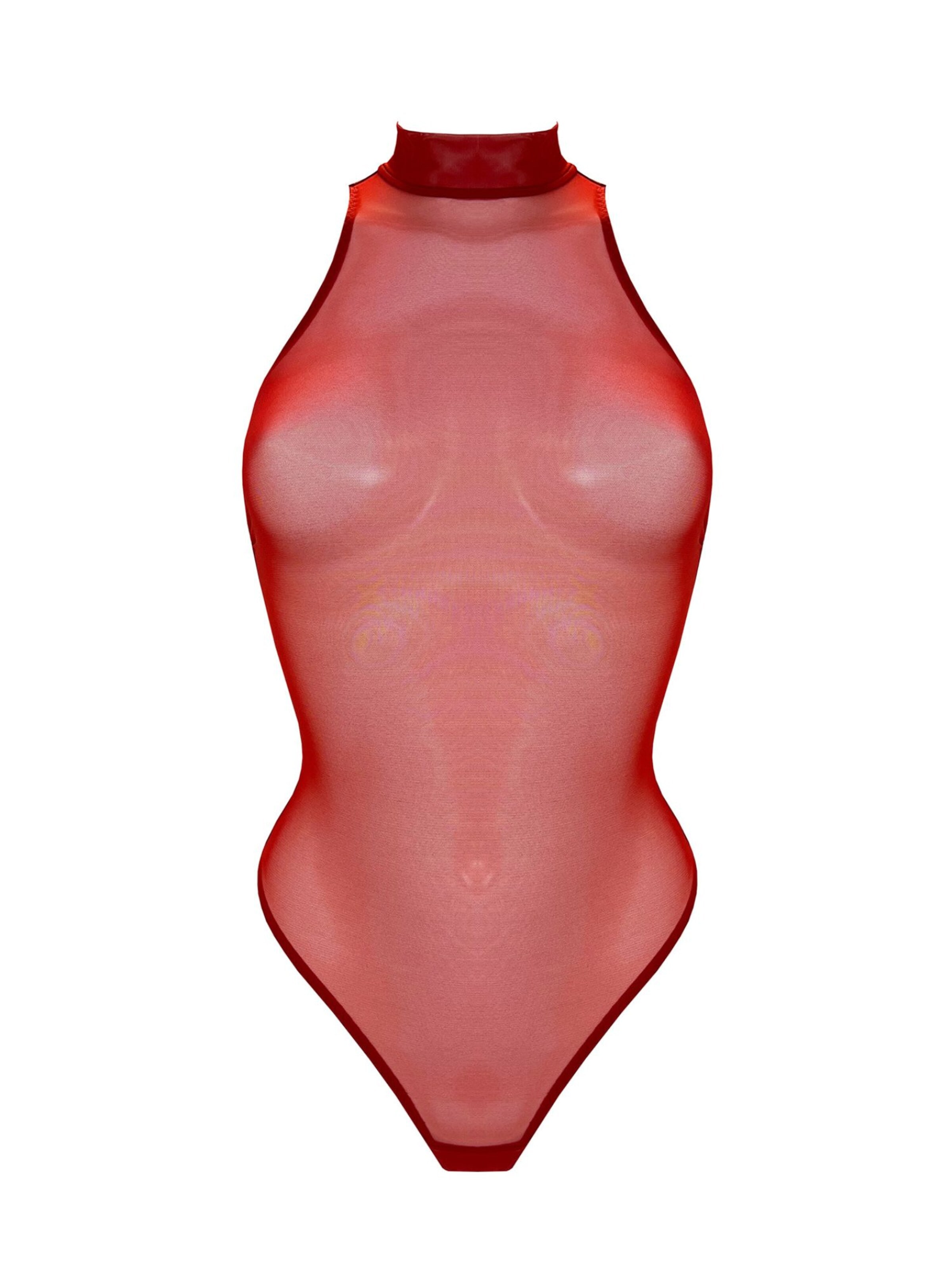 Bordelle Wäschebody 'Signature'‌‌‌‌ in Rot: Vorderseite