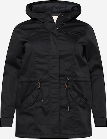 ONLY Carmakoma Between-Seasons Parka 'Lorca' in Black: front
