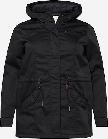 ONLY Carmakoma Between-seasons parka 'Lorca' in Black: front