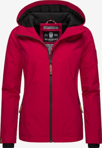 MARIKOOPrijelazna jakna 'Brombeere' - crvena boja: prednji dio