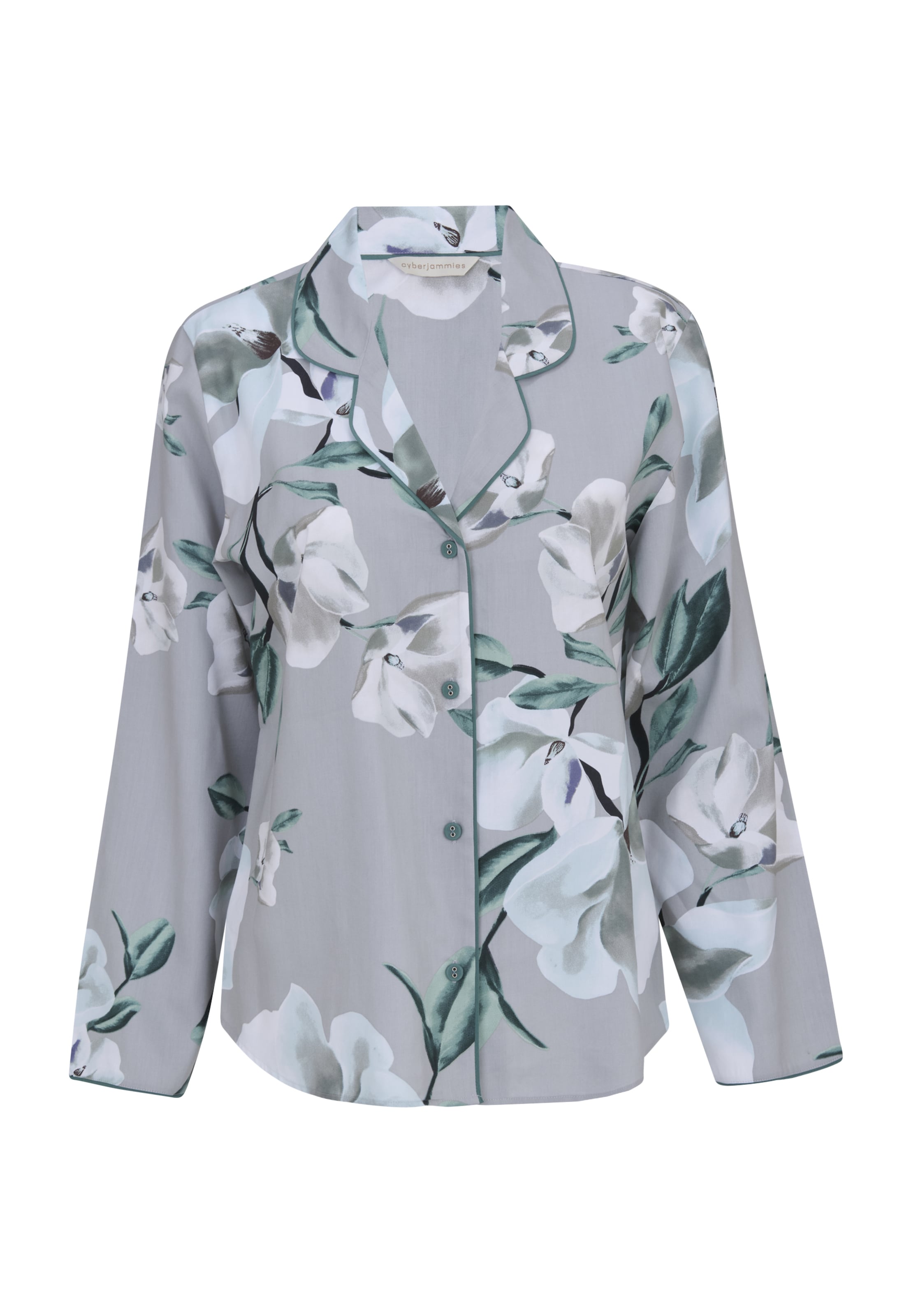 Chemise de nuit 'Kallie' Cyberjammies en gris : devant