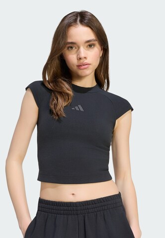 ADIDAS SPORTSWEAR Функциональная футболка в Черный: спереди