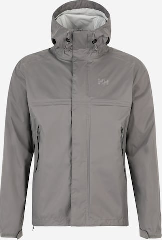 HELLY HANSEN Outdoorjas 'LOKE' in Grijs: voorkant