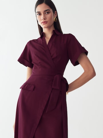 Willa - Vestido 'ISRA' en rojo