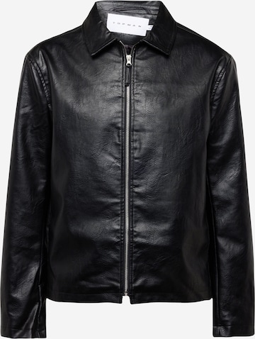 TOPMAN Overgangsjakke i sort: forside