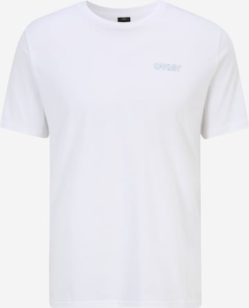 OAKLEY Λειτουργικό μπλουζάκι σε λευκό: μπροστά