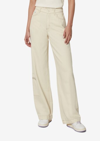 Marc O'Polo DENIM Loosefit Jeans 'TOMMA' in Beige: voorkant