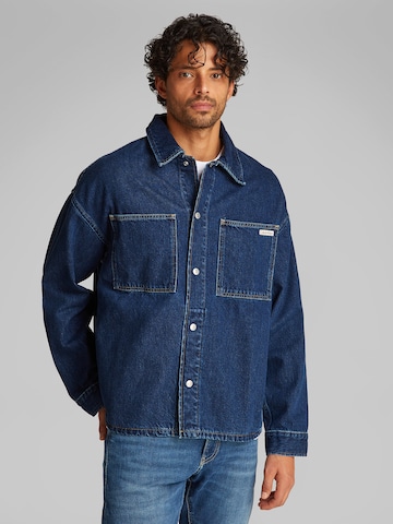 Giacca di mezza stagione di Calvin Klein Jeans in blu: frontale