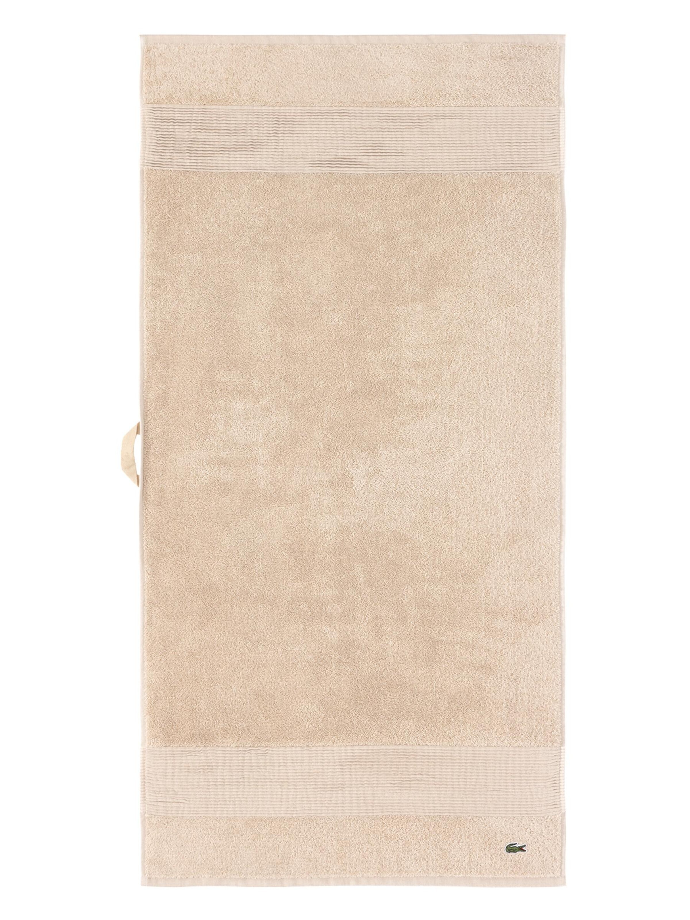 LACOSTE Handtuch 'LLECROCO'‌ in Braun