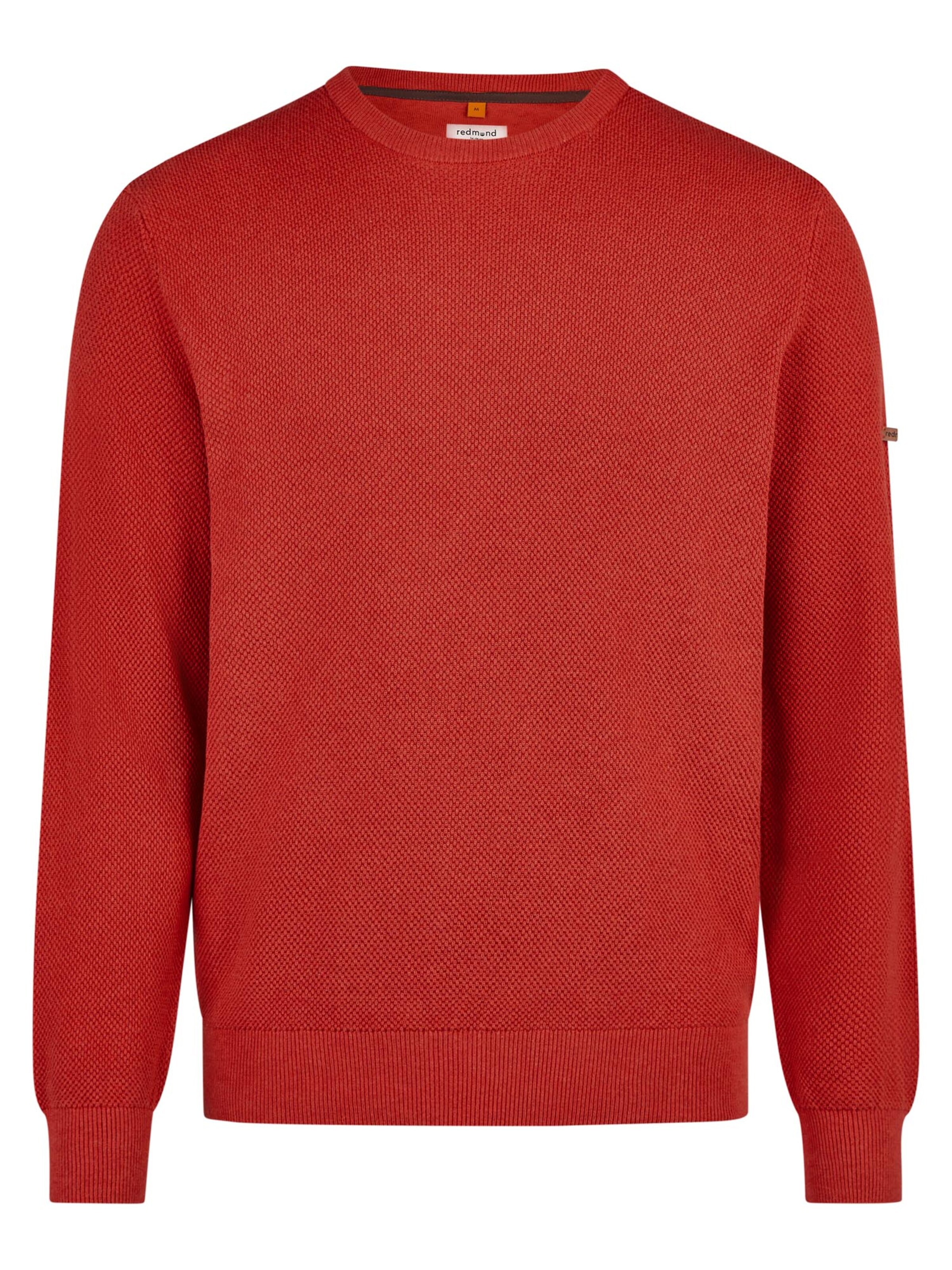 redmond Sweater 'Basic' in Red: front