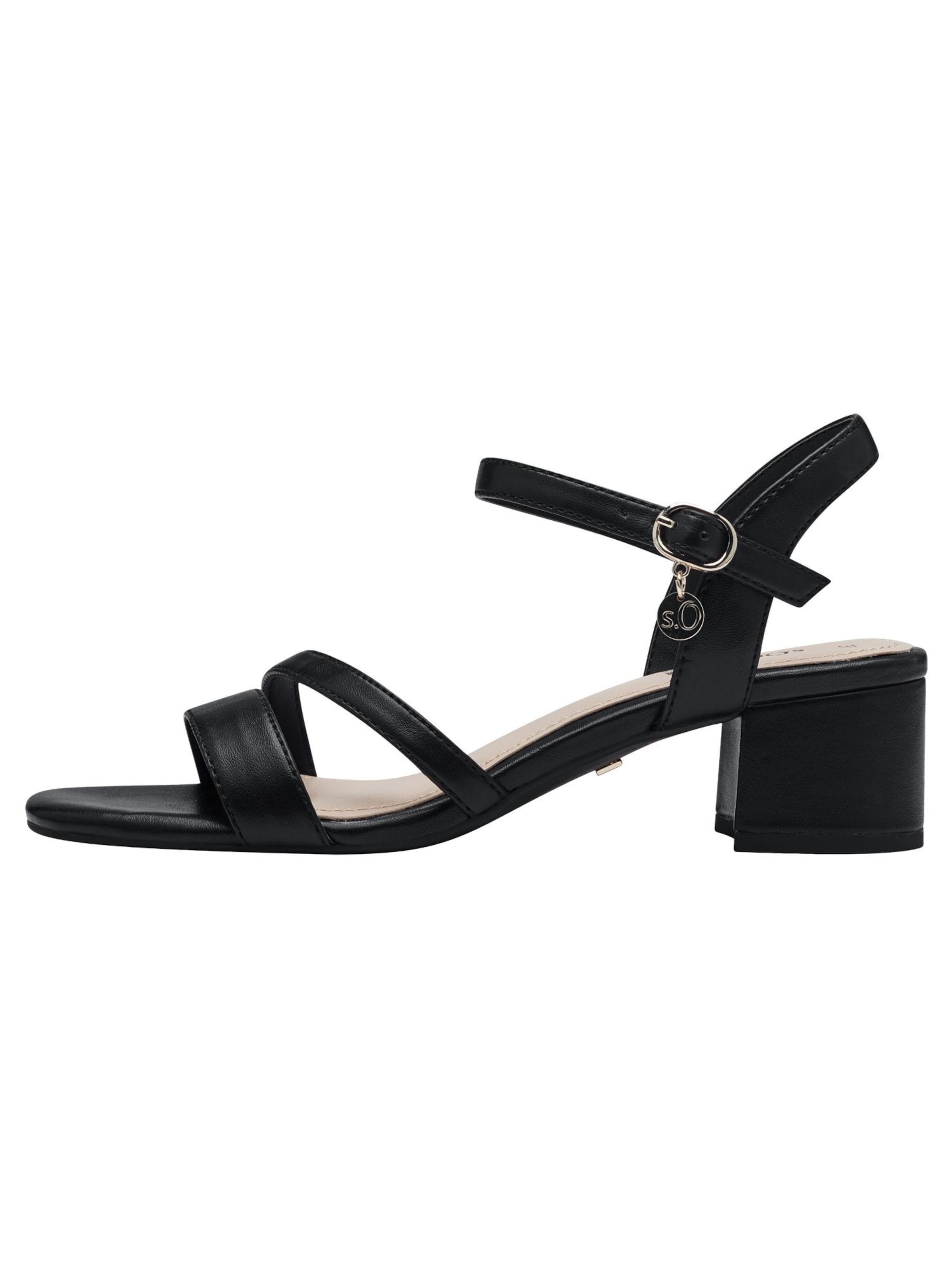 s.Oliver Sandały w kolorze czarny