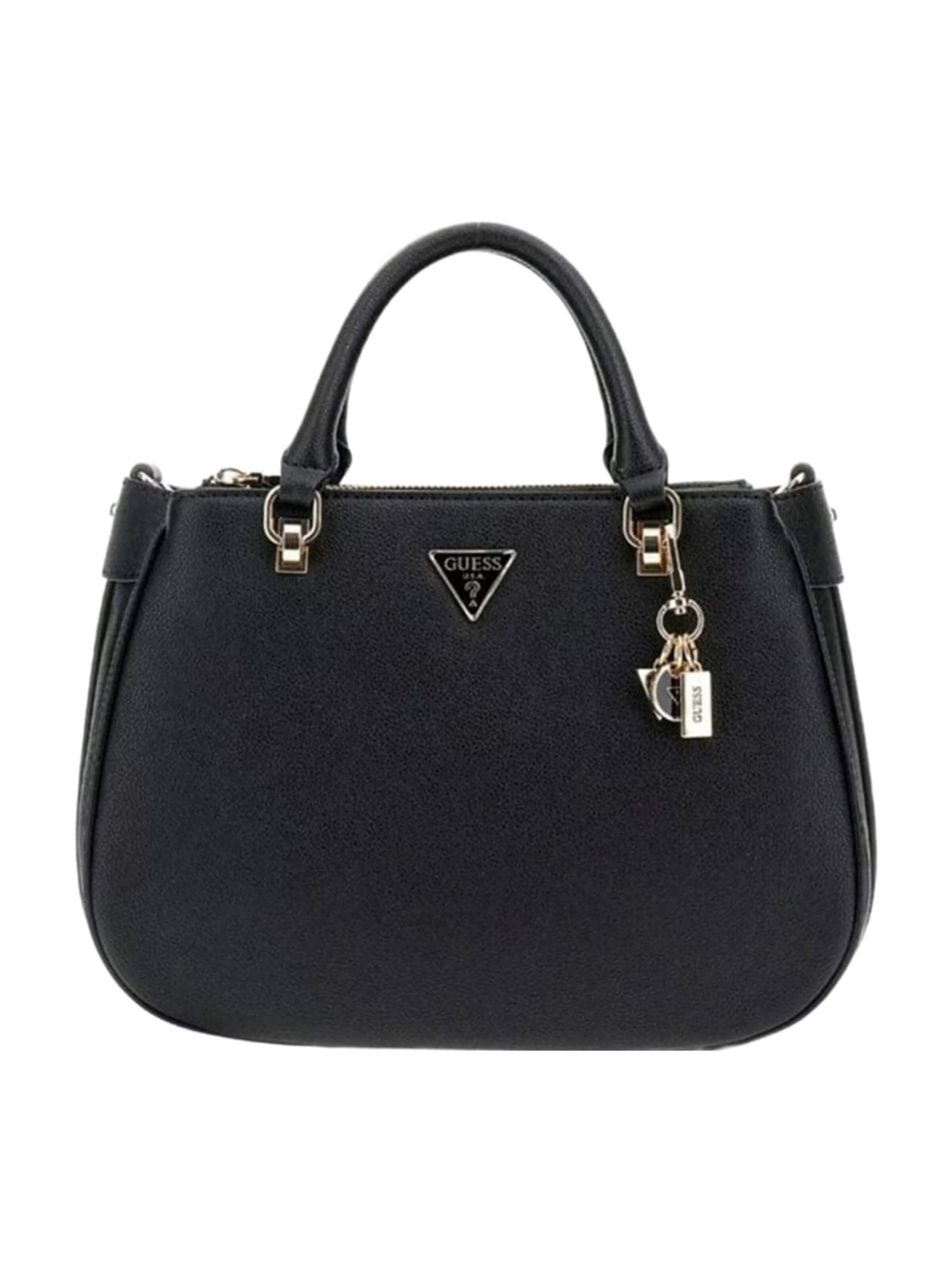 GUESS - Bolso de hombro 'Guess Sacs à main Silvye Bucket Black' en negro: frente
