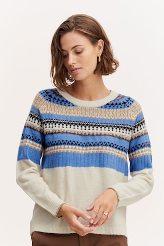 Fransa Sweater in Blue: front