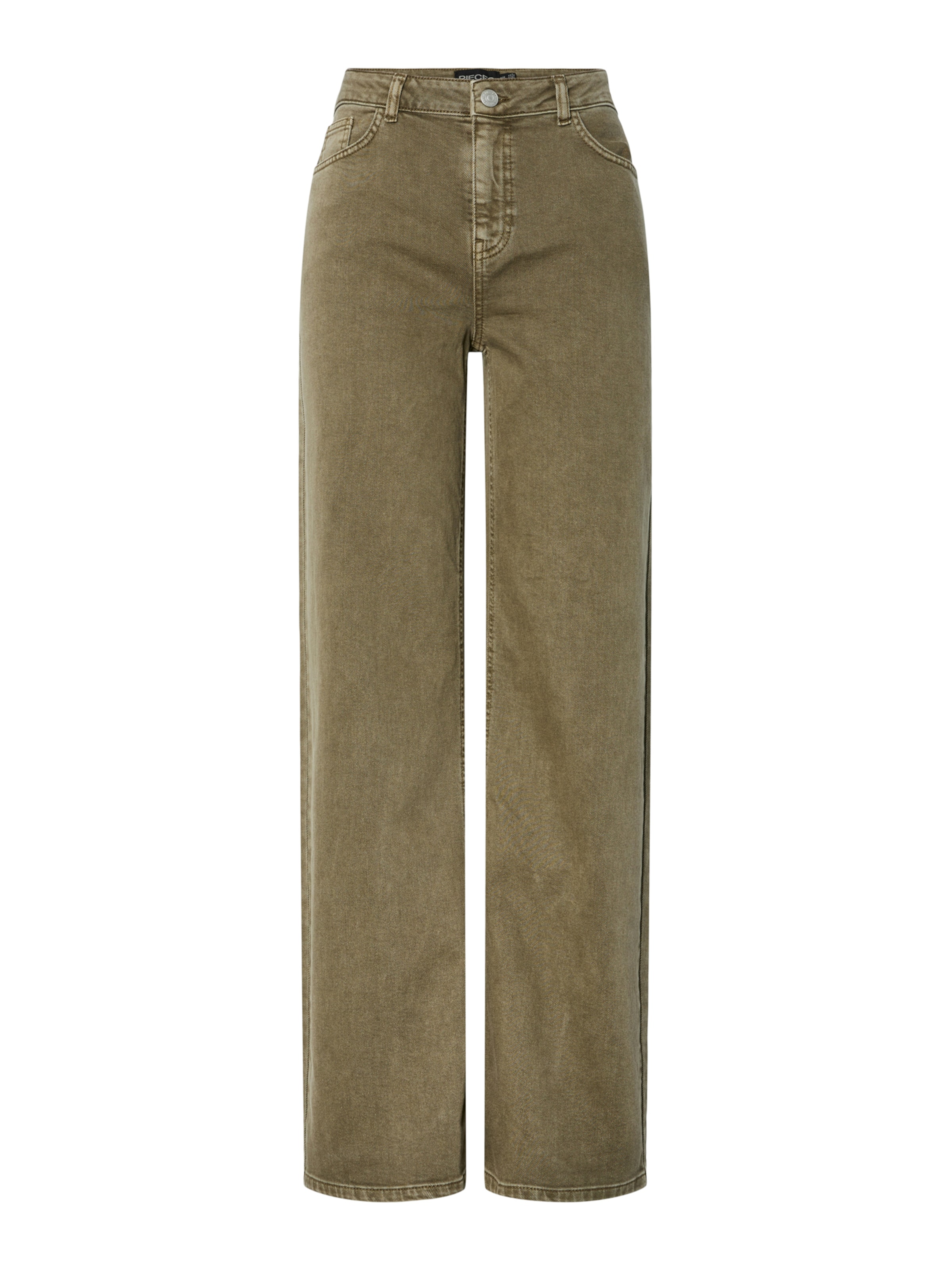 PIECES regular Τζιν &#x27;PCSILKE&#x27; σε πράσινο: μπροστά