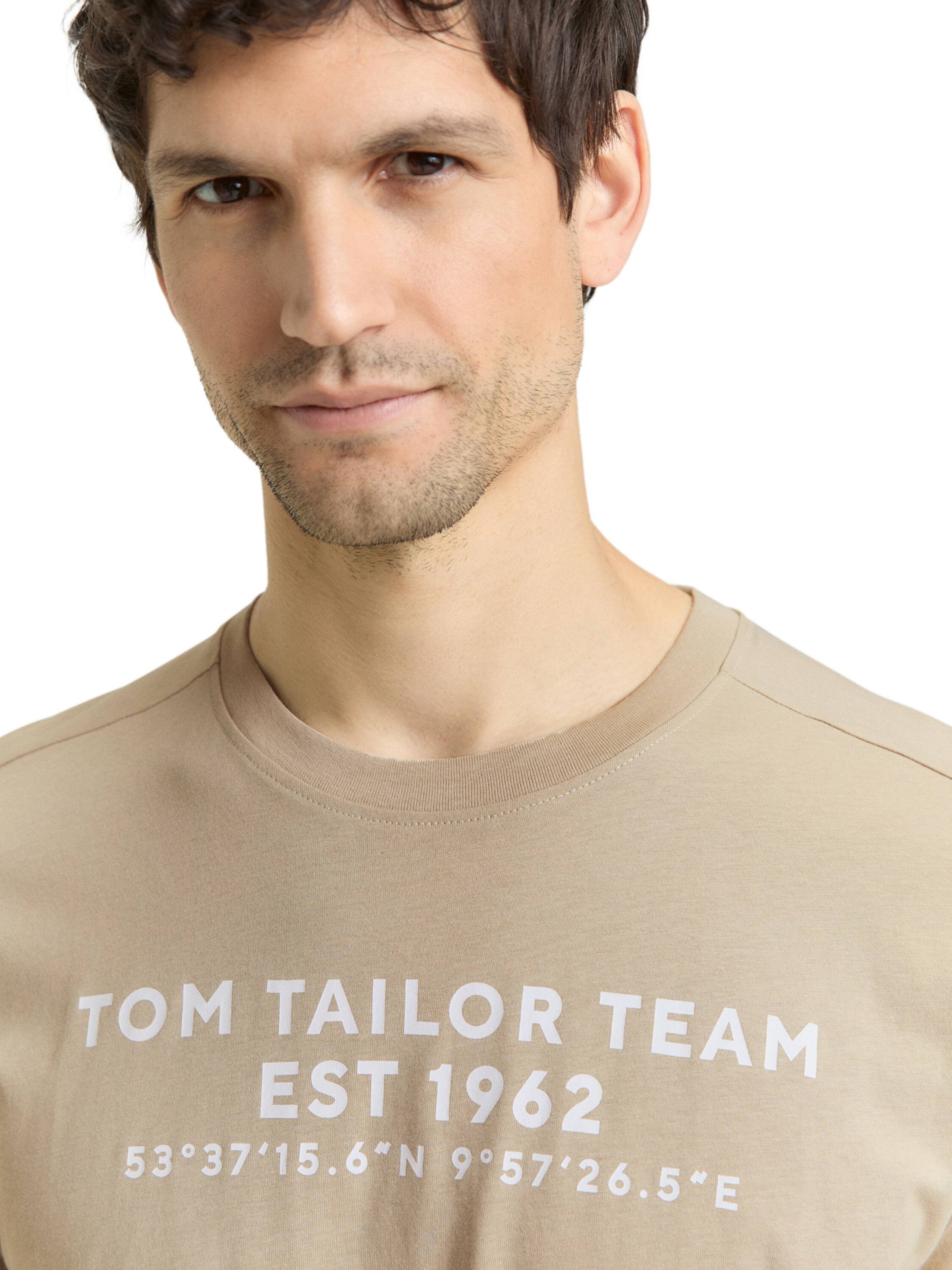 TOM TAILOR Tričko - Béžová