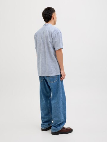 JACK & JONES - Ajuste confortable Camisa 'JJSummer Resort' en azul