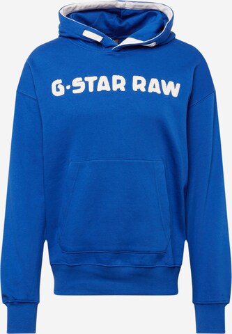 Sweat-shirt G-Star RAW en bleu : devant