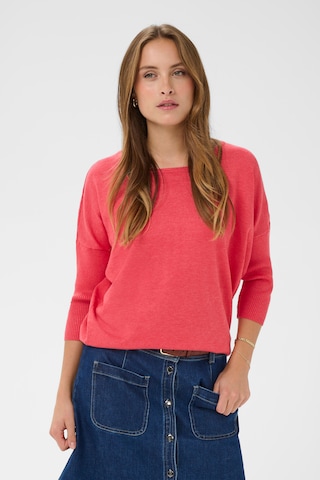 SAINT TROPEZ - Jersey 'Mila' en rojo: frente
