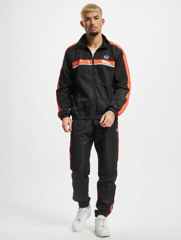Sergio Tacchini Trainingsanzug  'Agave' in Schwarz: Vorderseite
