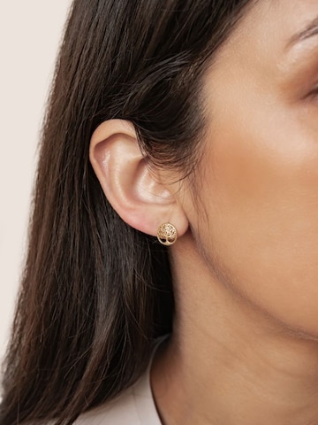 Boucles d'oreilles 'Life Roots' Hey Happiness en or