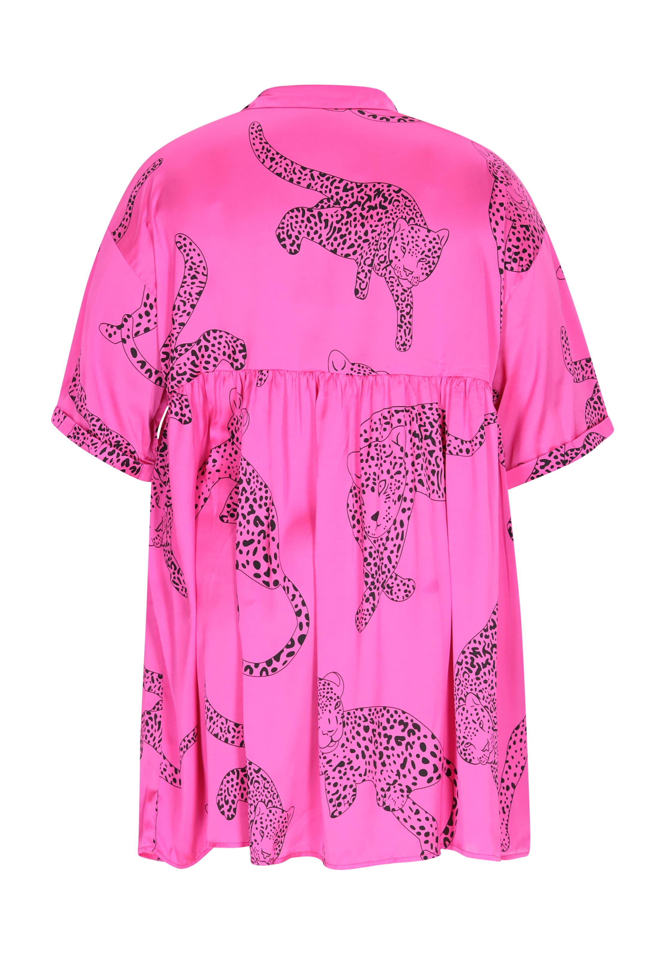 Rochie tip bluză de la faina pe roz