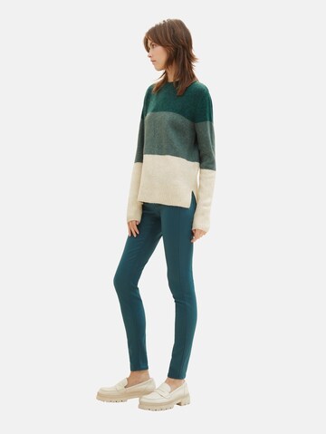 TOM TAILOR DENIM Skinny Jeans 'Nela' in Groen