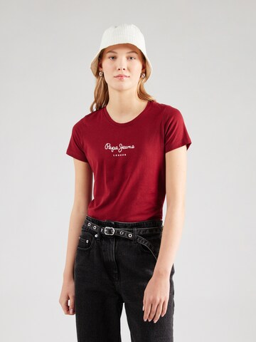 Pepe Jeans T-Shirt 'VIRO RO' in Rot: Vorderseite