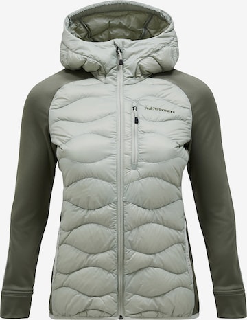 Veste mi-saison PEAK PERFORMANCE en vert : devant