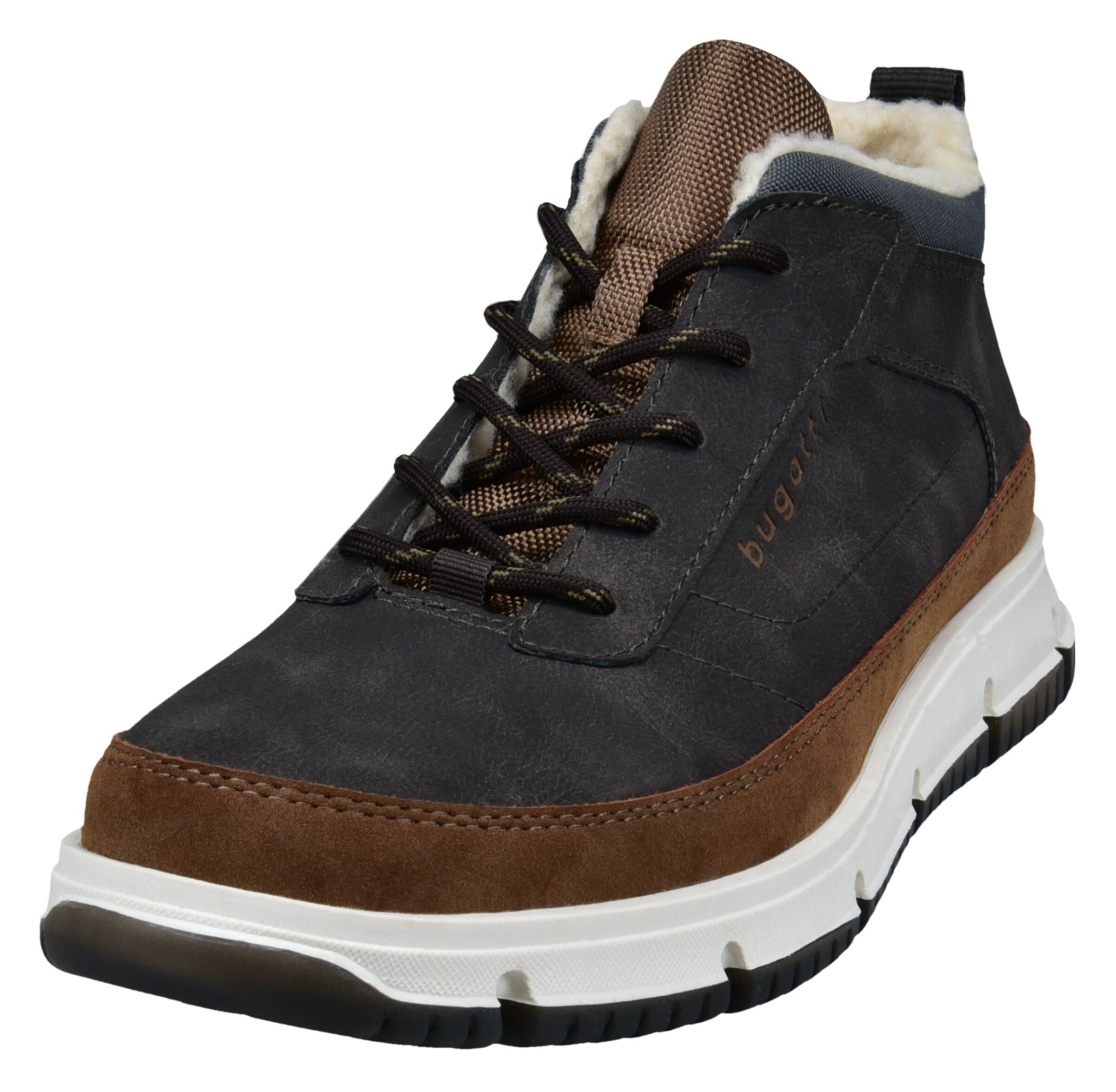 bugatti Ботинки на шнуровке в Коричневый: спереди