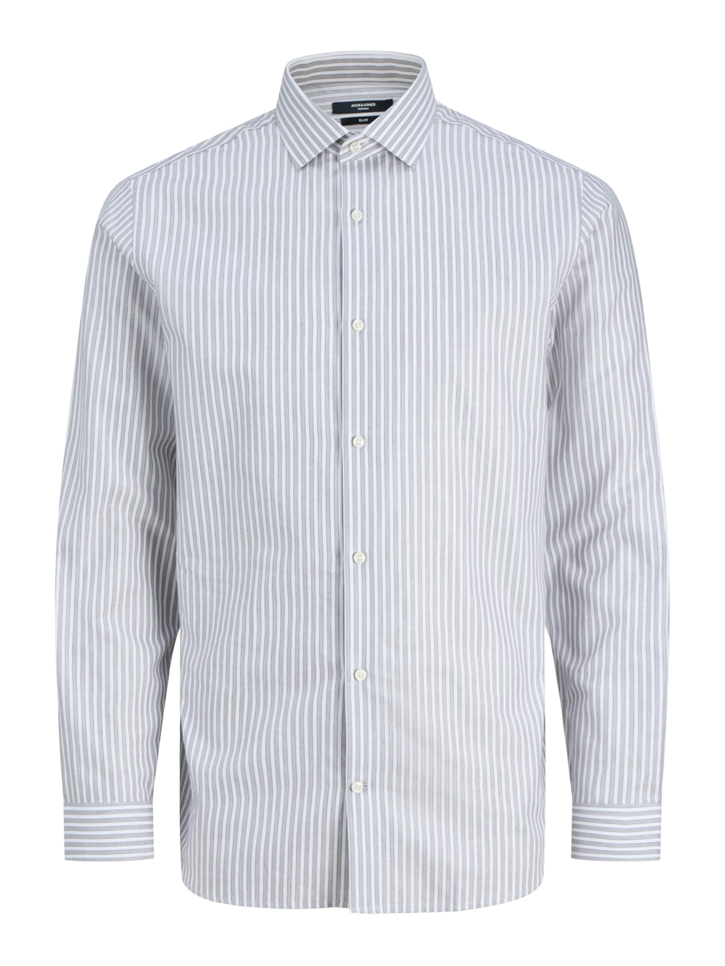 Slim fit Camicia &#x27;JPRBLAPARKER&#x27; di JACK &amp; JONES in bianco: frontale