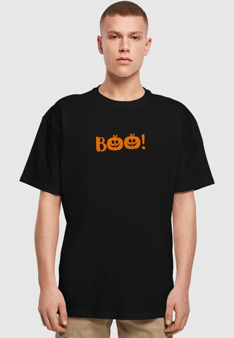 T-Shirt 'Halloween - Boo Pumpkin' Merchcode en noir : devant