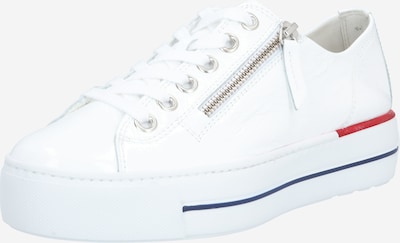 Paul Green Baskets basses en blanc, Vue avec produit