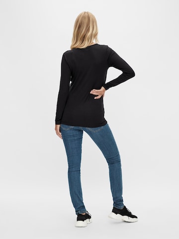 MAMALICIOUS Shirt 'Camma' in Schwarz