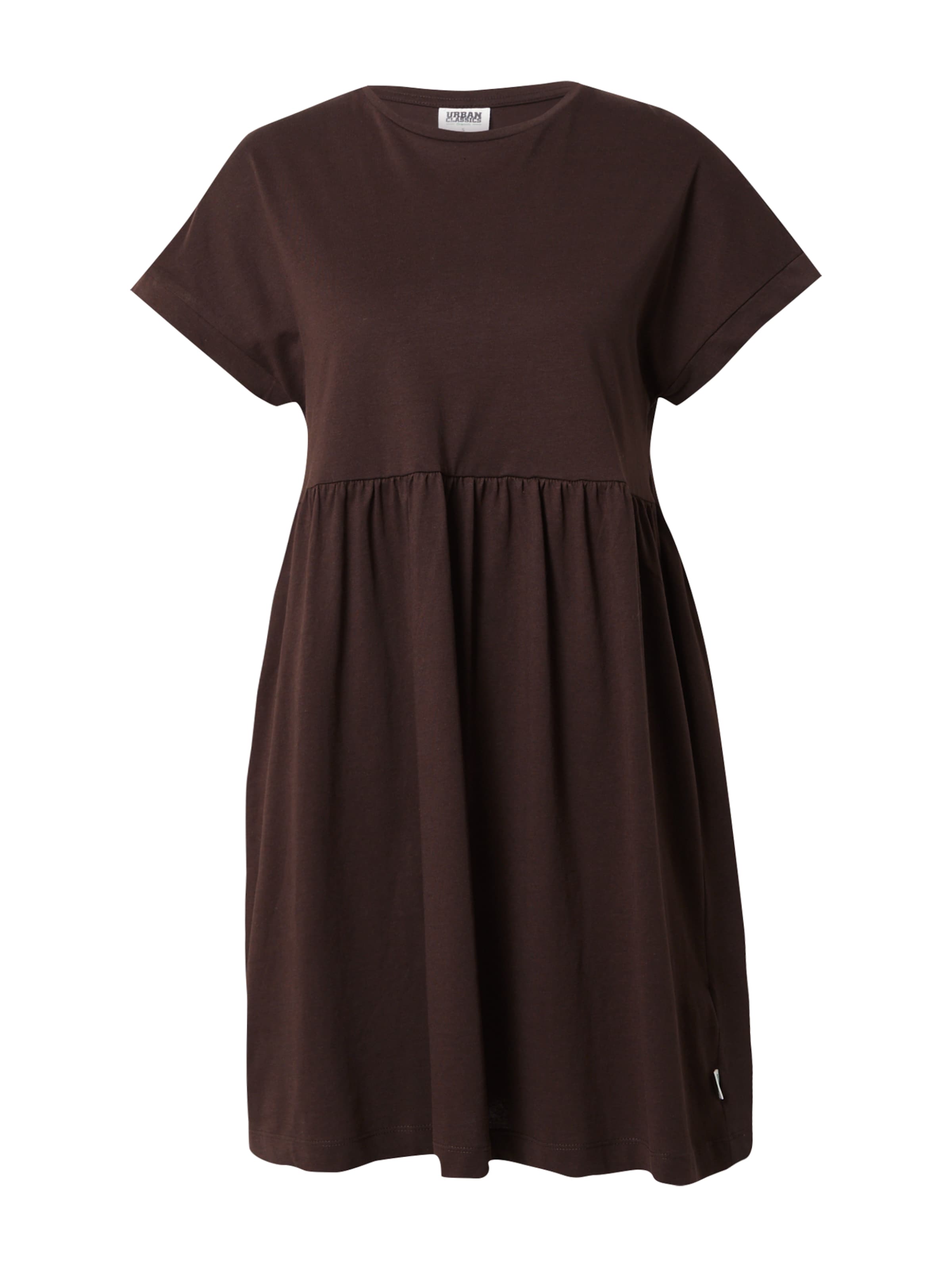 Urban Classics Šaty 'Empire Valance' – hnědá: přední strana