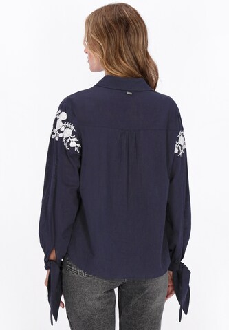 DreiMaster Vintage Blouse in Blue