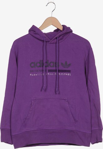 ADIDAS ORIGINALS Sweatshirt & Zip-Up Hoodie in XS in Purple: front