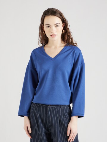 b.young Sweatshirt 'PUSTI' in Blauw: voorkant