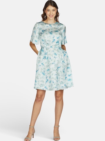 Robe KLEO en bleu : devant