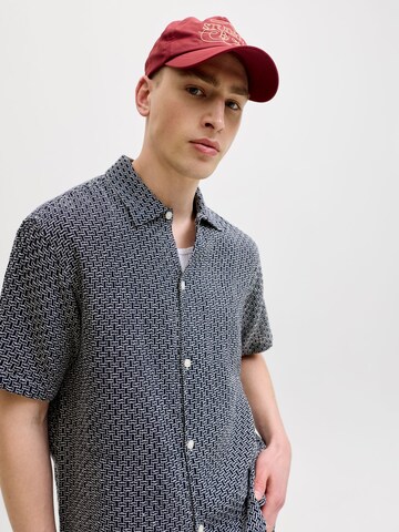 JACK & JONES Comfort Fit Hemd in Blau