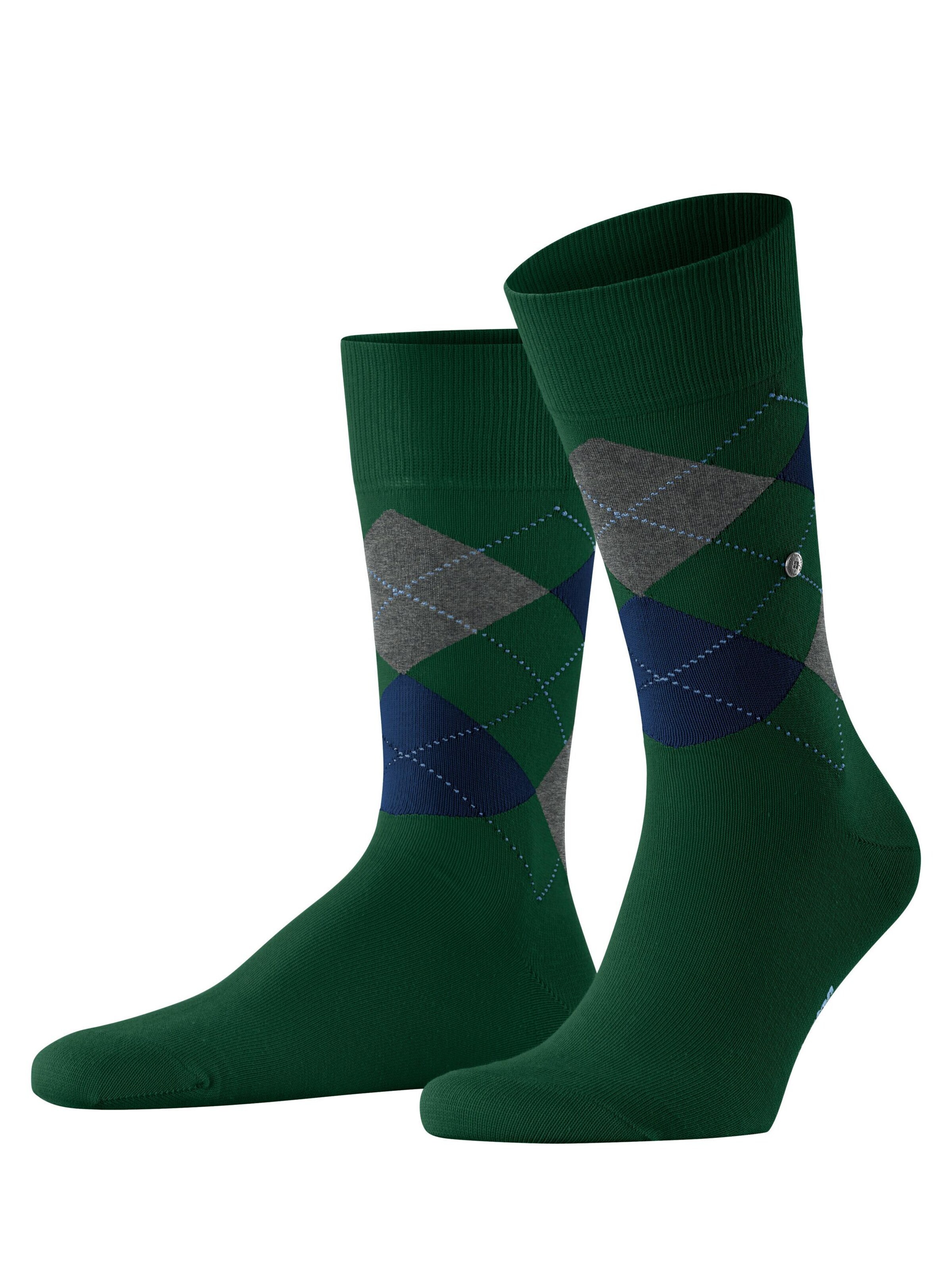 BURLINGTON Socks 'King' in Green: front