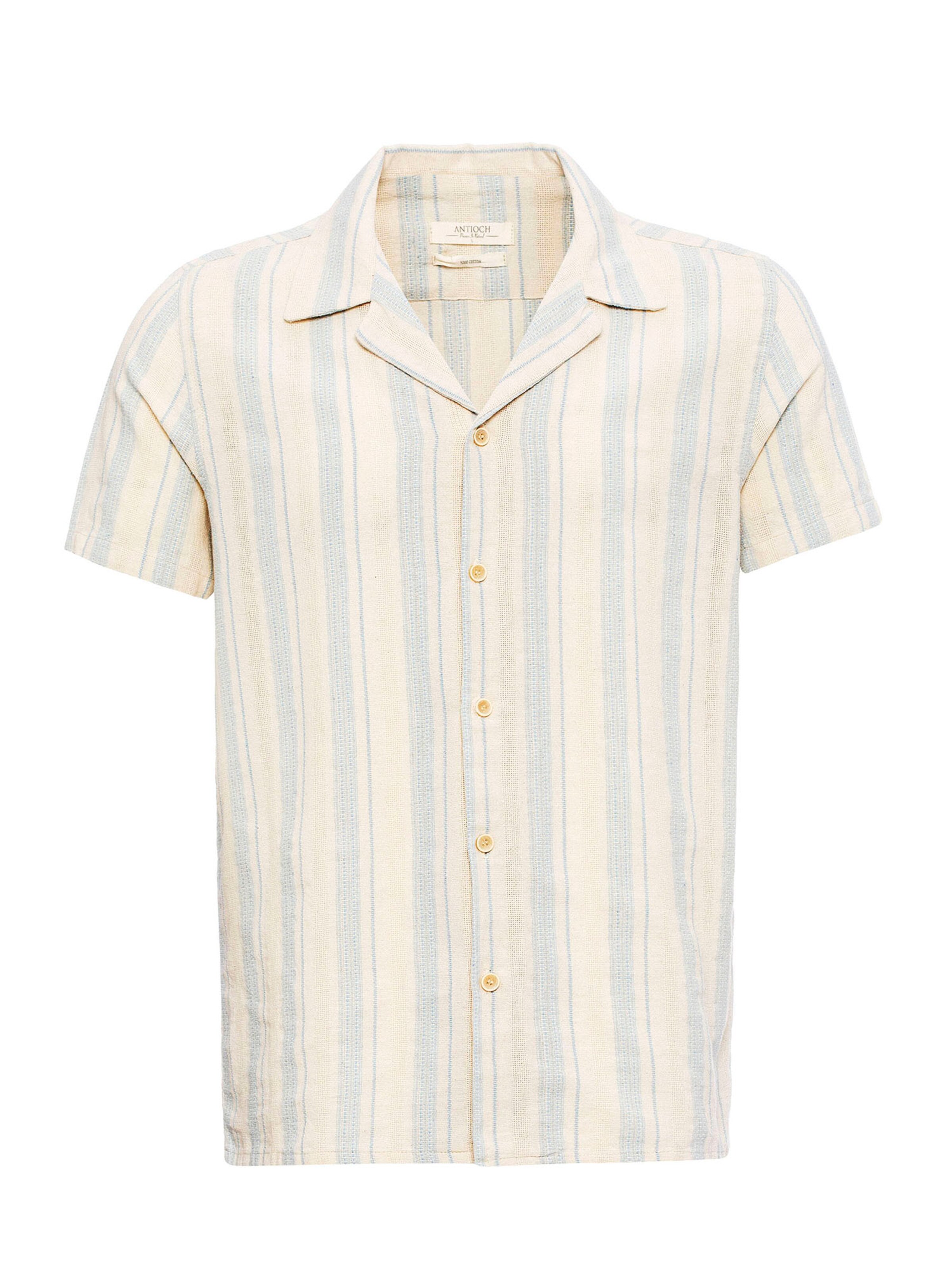 Antioch Regular fit Overhemd in Beige: voorkant