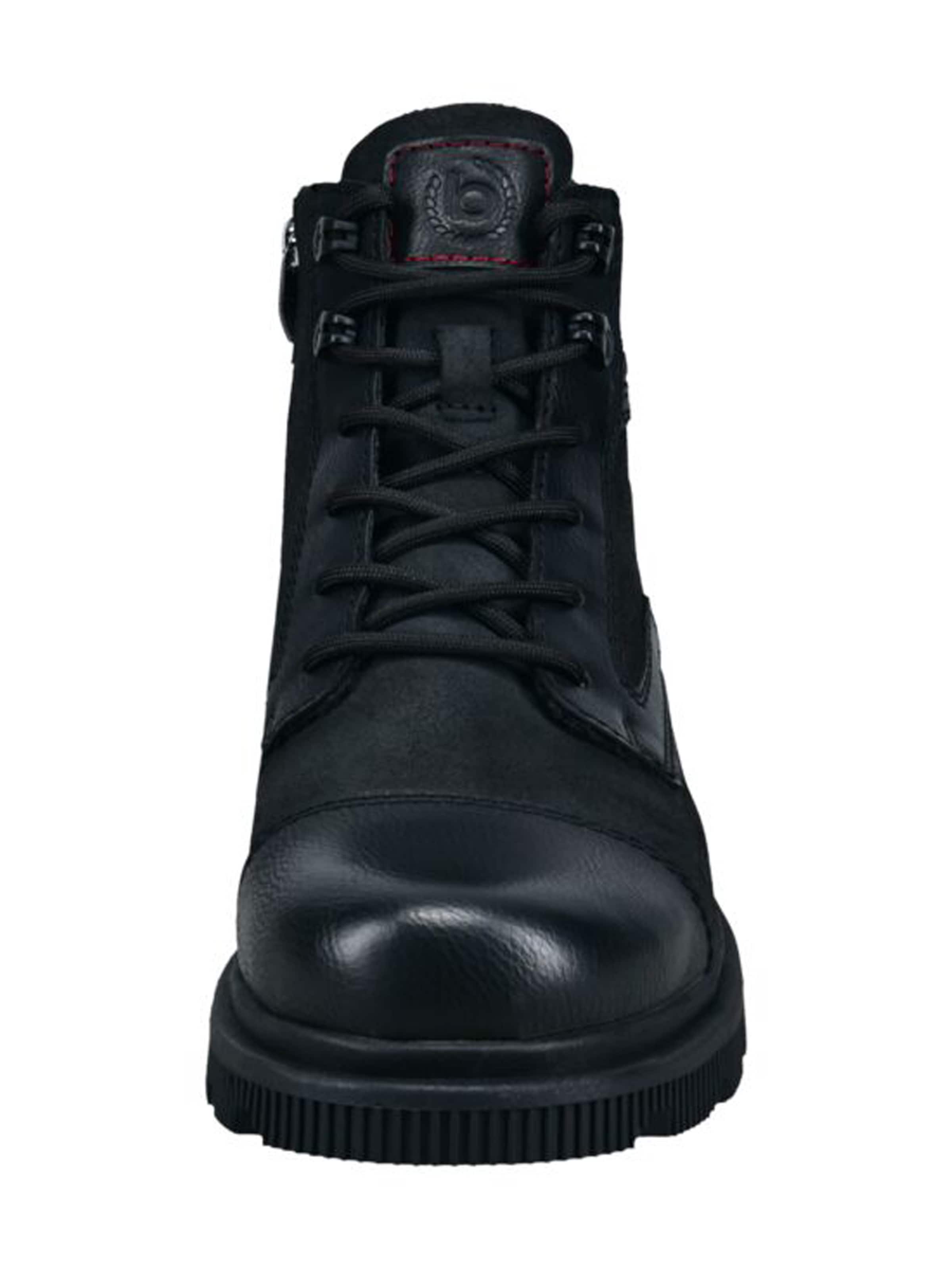 Bottines à lacets bugatti en noir