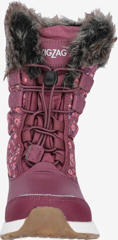 ZigZag Snow Boots 'Wesend' in Pink