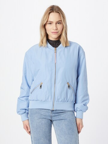 NÜMPH Between-Season Jacket in Blue: front