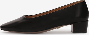 melns Kazar Augstpapēžu kurpes: no priekšpuses